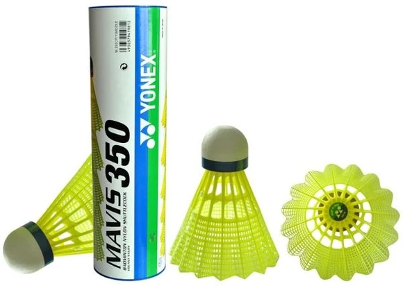 Yonex Mavis 350 Badminton nylon Shuttlecock (Box Of 6 Pcs)